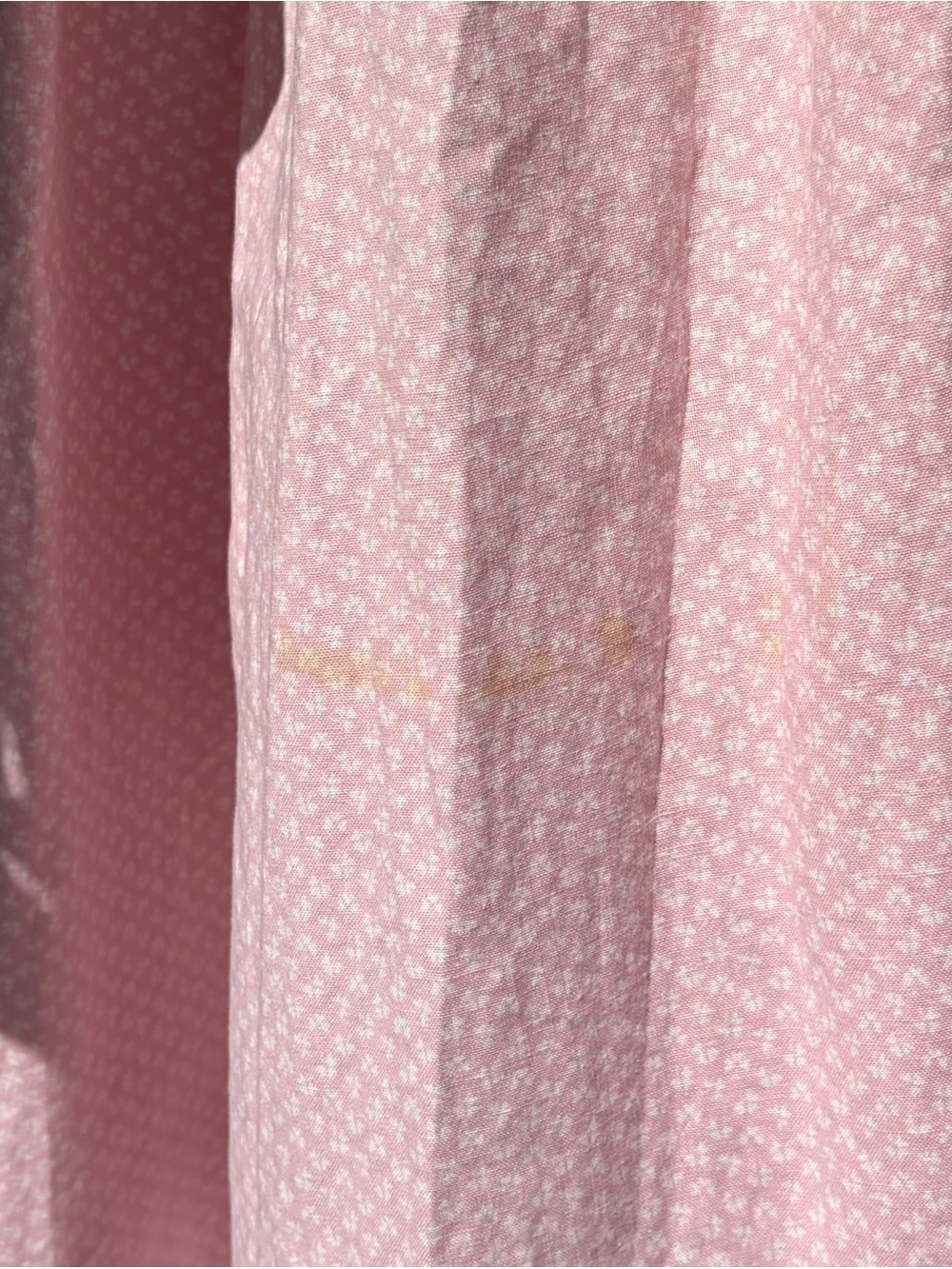 RARE Laura Ashley Vintage 1970s Pink Floral Cotton Ruffle Victorian Maxi Dress - Picture 15 of 16
